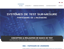 Tablet Screenshot of dba-test.com